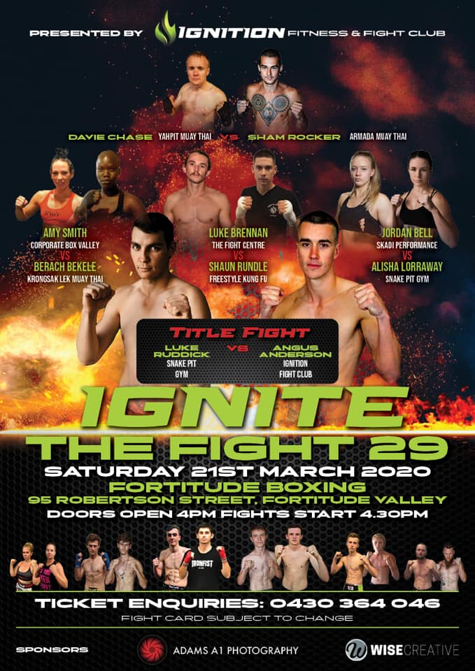 Ignite the Fight 29 Card