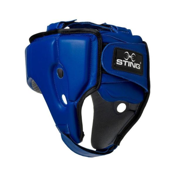 Rear of Blue Sting AIBA Competition Head Guard