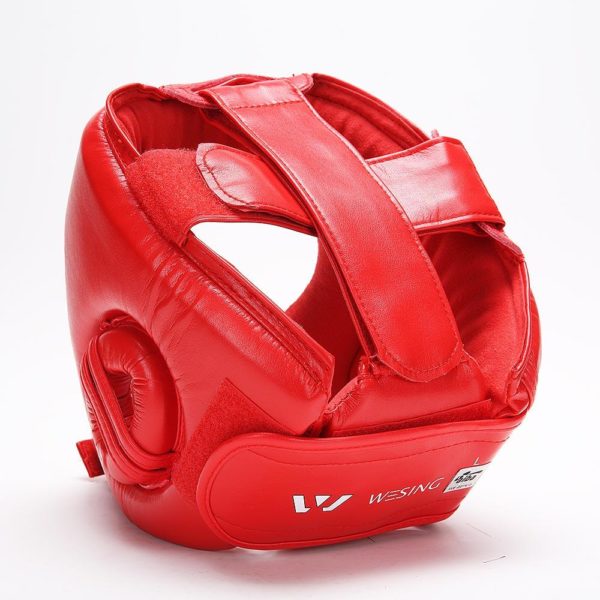 Top of Red Wesing Aiba Approved Head Guard